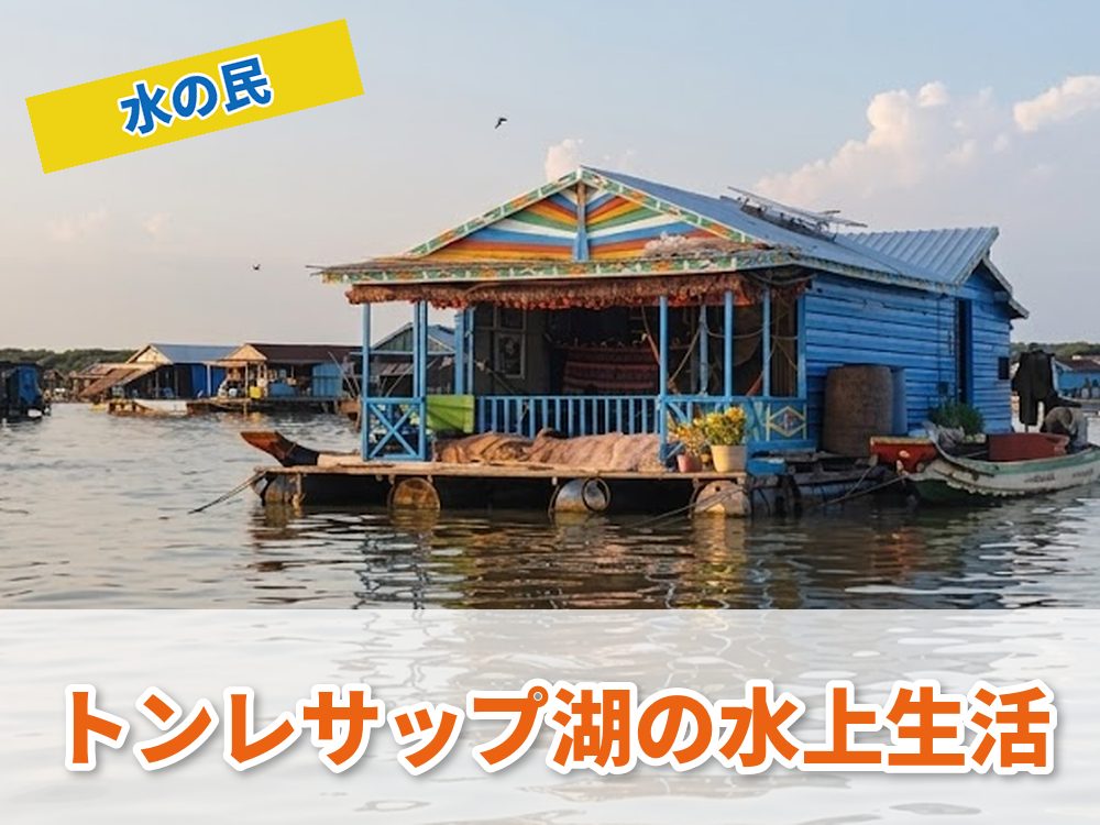 トンレサップ湖の水上生活